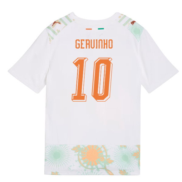 2026-2027 Ivory Coast Away Shirt (Kids) (Gervinho 10)-SoccerKits Hub | Buy Soccer Jerseys Online